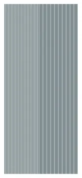 Silver Mirror Straight Line Dazzles&trade; Stickers